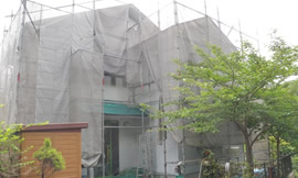 外壁施工前